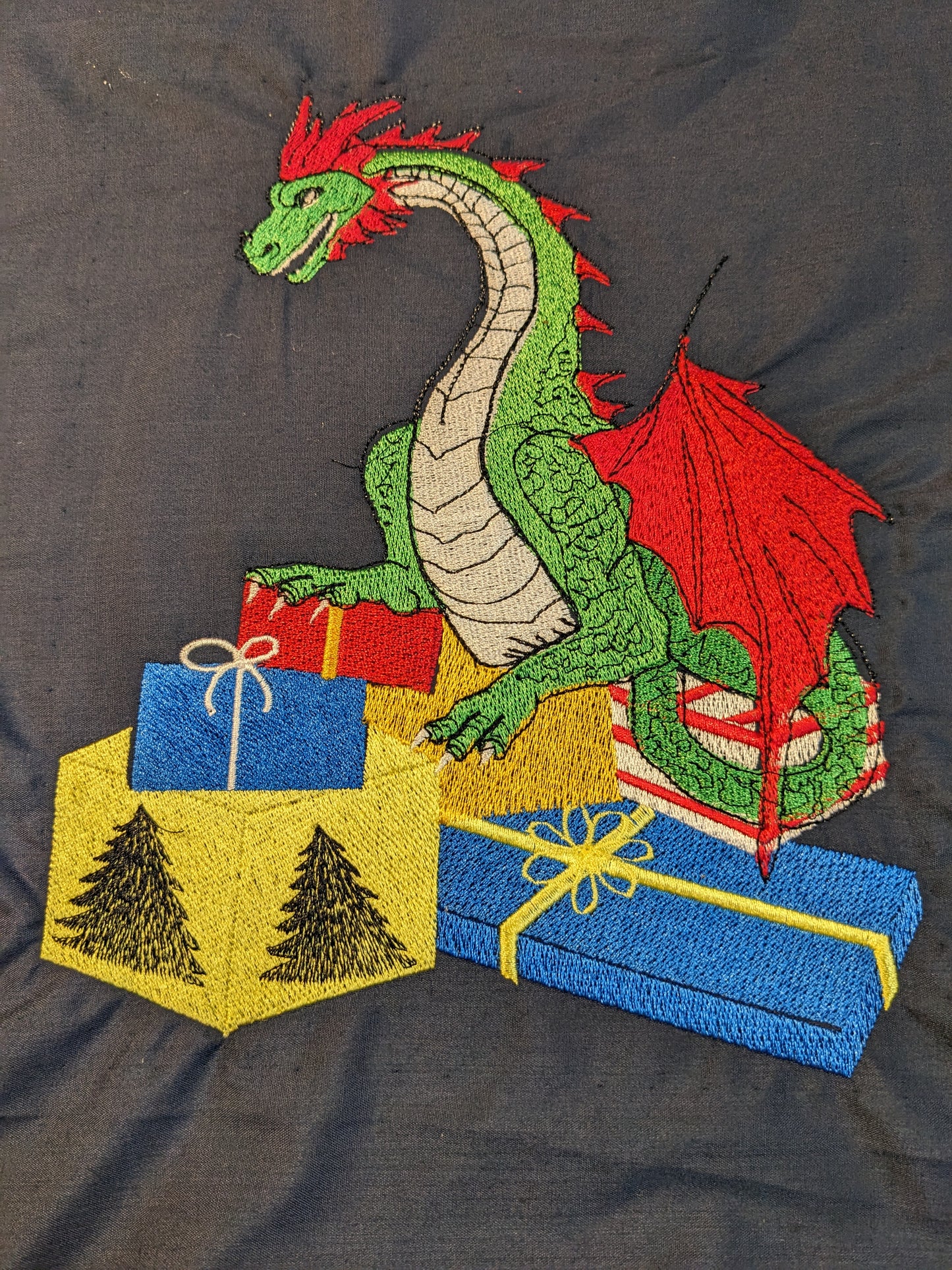 Christmas Dragon Five Sizes Included