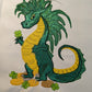 March Lucky Dragon Applique Four Sizes