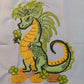 March Lucky Dragon Applique Four Sizes