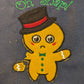 Oh Snap Applique Gingerbread Man - Four sizes included