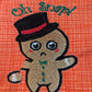 Oh Snap Gingerbread Man Filled Design - Three Sizes Included