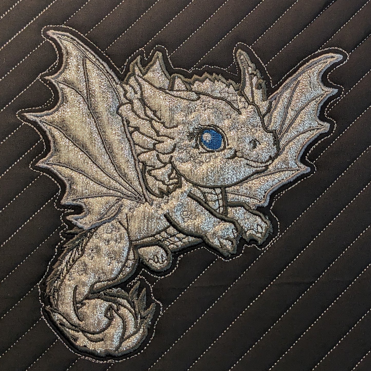 Dragon Baby #6 - Applique & Lines - 5 Sizes Included