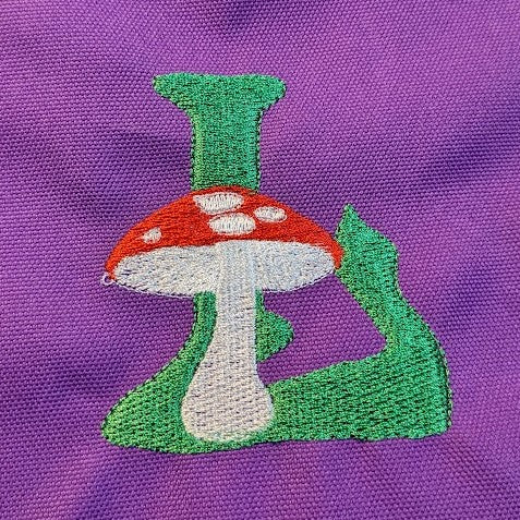 Mushroom Alphabet - 4"x4"