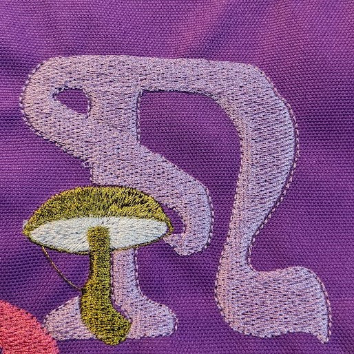 Mushroom Alphabet - 4"x4"