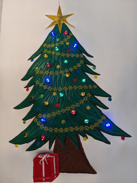 Fairy Lights Christmas Tree Masterwork 10x14