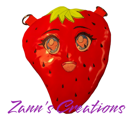 Strawberry Face Shaped Bag - Two Sizes