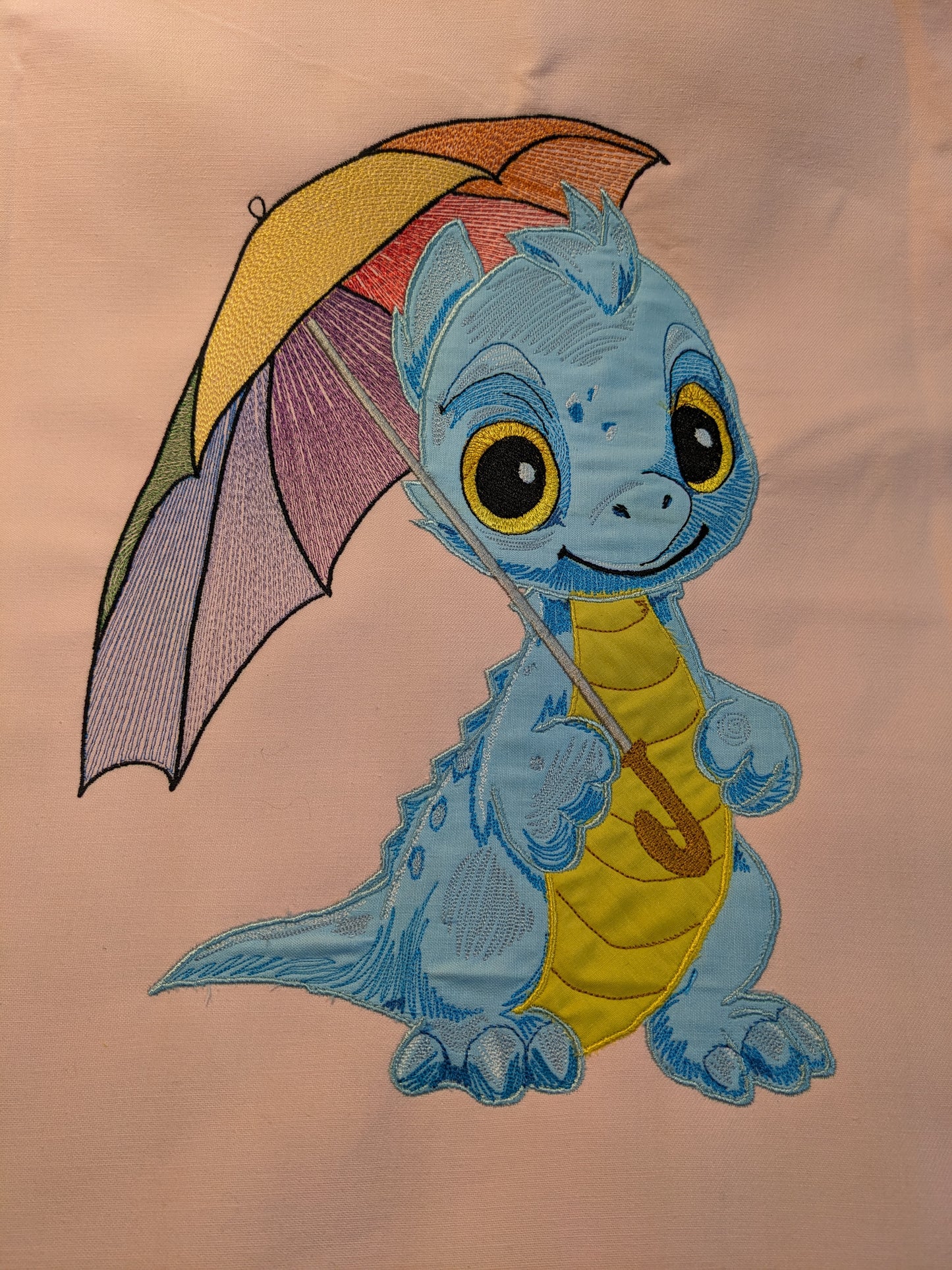 Rainy Day Dragon Applique Five Sizes