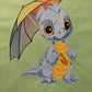 Rainy Day Dragon Applique Five Sizes