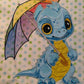 Rainy Day Dragon Applique Five Sizes